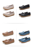Women Flats Ballet Shoes Woman Cut Out Leather Breathable Moccasins Women Boat Shoes Ballerina Ladies Casual Shoes