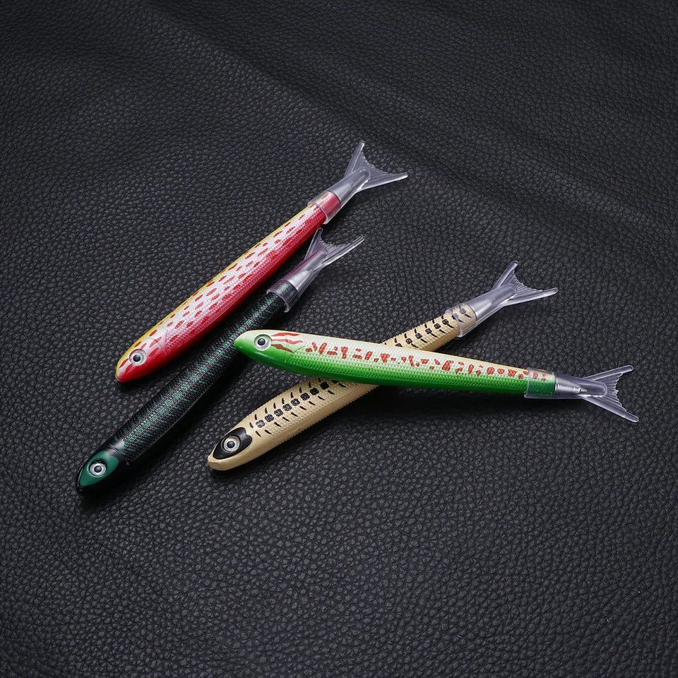 10 Pcs Ballpoint Pen Ocean Style Fish Shaped Stationery Pens Kids Prizes Students Gifts Bright Color Writing