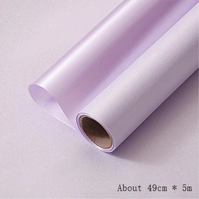 Korean Packaging Film for Flowers, Premium Waterproof Floral Wrapping Paper, Flower Shop Flower Packaging Materials