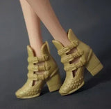 Doll toy accessories shoes high heels black shoes for your BB dolls BBIA31