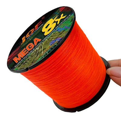 JOF X8 PE Braided Fishing Line Pesca Carp Multifilament Fly Wire Japanese Saltwater 1000M 500M 300M 18LB-78LB
