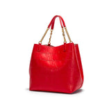 CH Superior Sense of Solid Colour Simple Style Ladies Large Capacity Tote Bag Daily Commuting Fashion Style Ladies Versatile