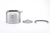 Keith Titanium Kettle 1.5L Camping Picnic Cookware Titanium Teapot Ultralight Outdoor Camping Coffee Pot With String BagTi3907