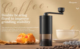 Manual Coffee Grinder Machine Grinding Home Outdoors Travel Hand Crank Portable Coffee Grinder Adjustable Bean Grinder withbrush