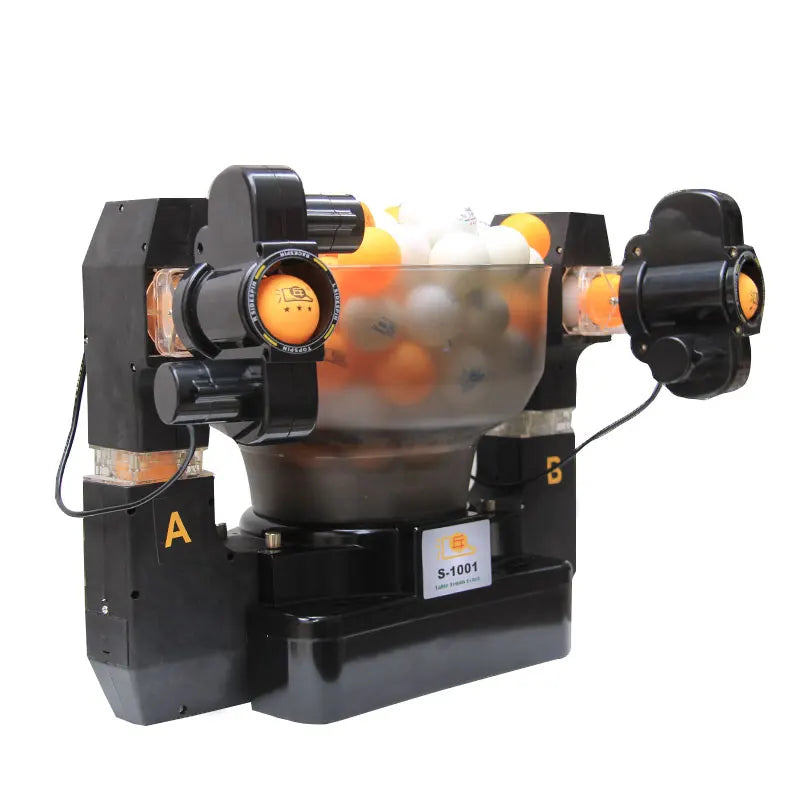 Automatic Table Tennis Serve Robot Two Service Heads.Two Exits.Ping Pong Robot