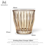 MUVNA Glass Coffee Cup 100ml 160ml 220ml 320ml Espresso Cups Coffee Accessories Anti-Scald Coffee Mugs Glass Transparent Gray