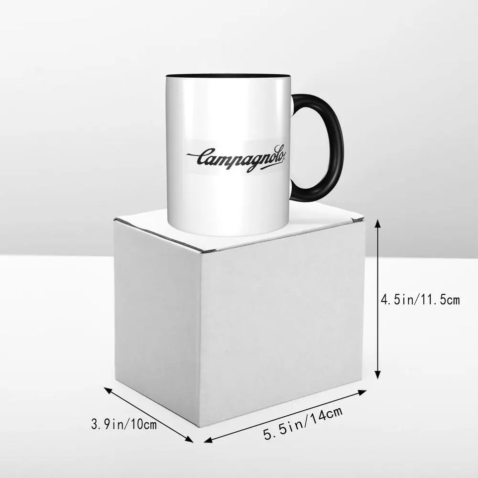 Campagnolo Vintage Italian Cycling Tour Mug Funny Ceramic Coffee Cups Tea Mugs Milk Cup Drinkware Gifts for Friends