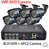 Gadinan 5MP 1080P Bullet Video Surveillance AHD DVR Recorder Waterproof Camera 24 infrared lights AHD CCTV Camera System Kit
