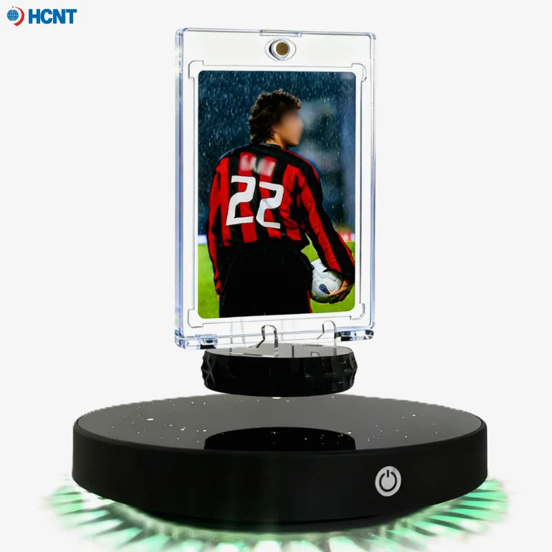 HCNT Magnetic Levitating Display Floating Meteor Lighting Base Tech Gift For Sports Cards Car Lovers Boys Teenagers Birthdays