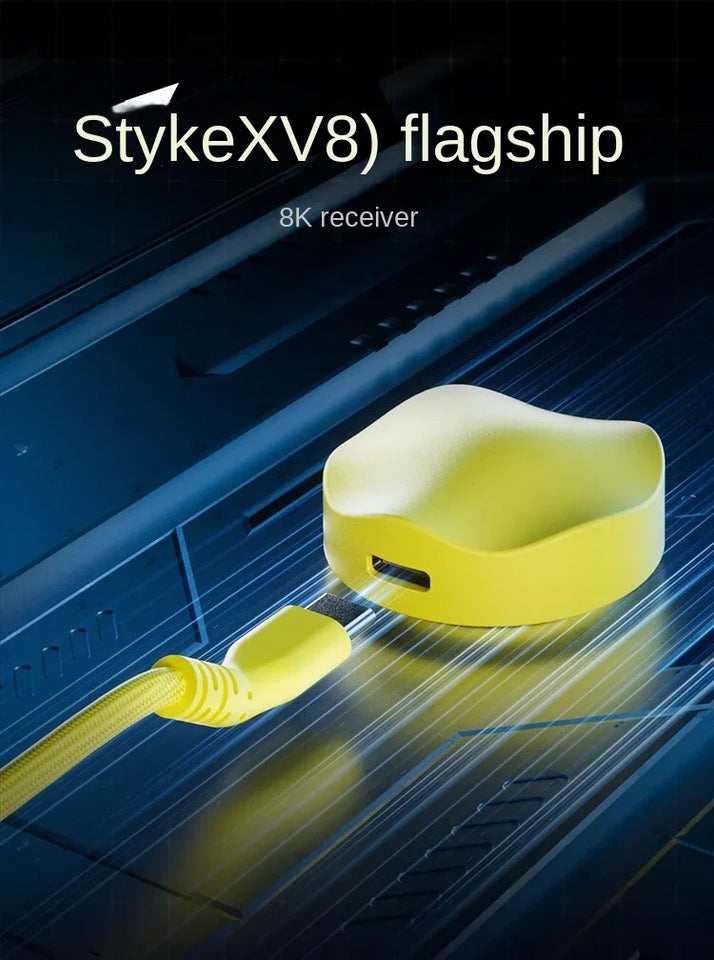 [IN STOCK ] SCYROX V8 8K Wired And Wireless Ultra-Lightweight 36g Gaming Mouse Ergonomics PAW3950 E-Sports Mice PC Gamer Accy
