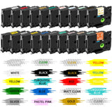 Markdomain 1PK 6mm/9mm/12mm 231 Label Tape Compatible for Brother P-Touch Label Maker for TZ TZE 131 231 431 531 631 731 Ribbon