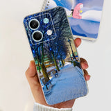 For Xiaomi Redmi Note 13 4G Case Cute Cat Butterfly Cover Soft Silicone Phone Case For Redmi Note 13 Pro Plus Note13 Full Bumper