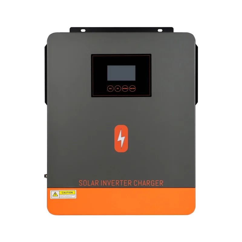 PowMr 3.6KW Solar Hybrid Inverter 120A MPPT Solar Charge 24V DC to 110VAC Pure Sine Wave Inverter Support Lifepo4 for Solar Home