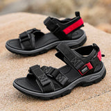 Summer Men's Sandals Trendy Casual Outdoor Sport Shoes for Holidays Beach Breathable Wear-Resistant Hiking & Walking Sandals