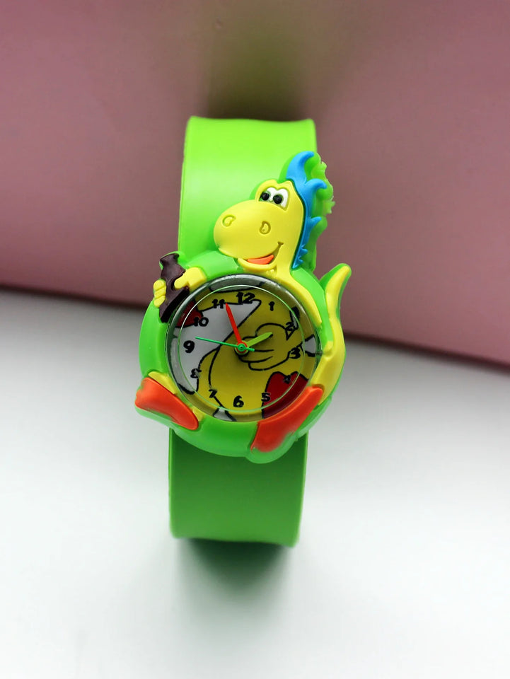 New Fashion Cartoon Animal Flash Light Girl Watches Kids Bracelet Silicone Strap Children Watch Clock Reloj Digital Wristwatches