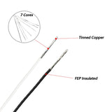10 Colors UL10064 Ultra Fine Micro Wires FEP Insulation 26 28 30 32 34 36 40 AWG DIY High Conductivity Copper Cable for Solder
