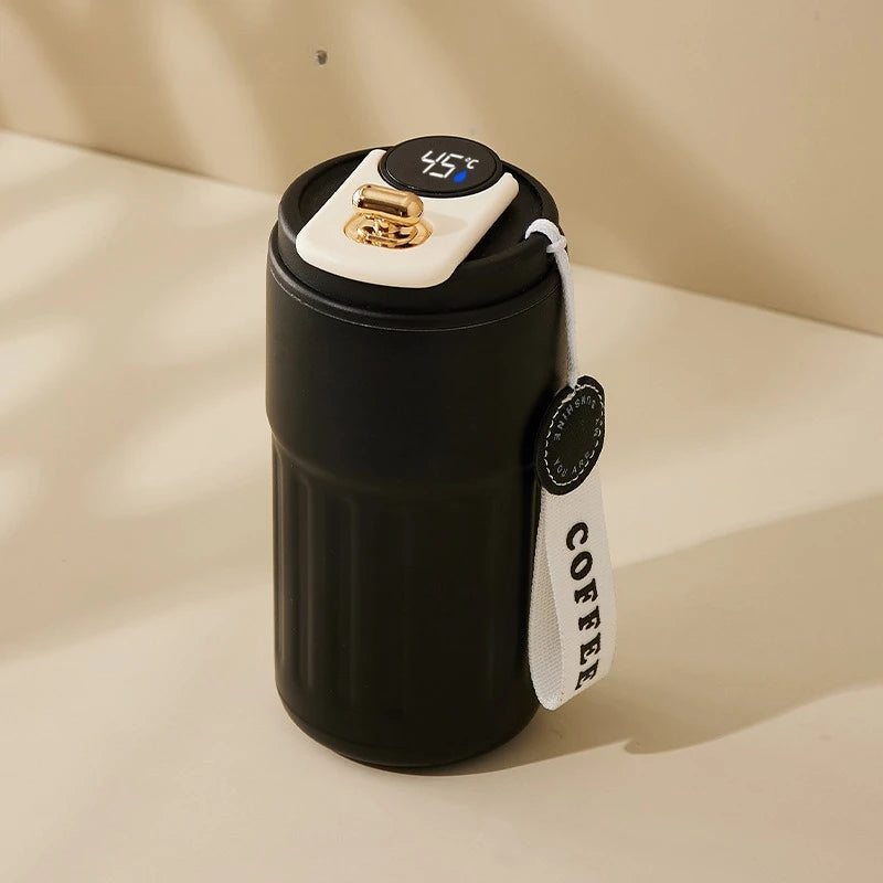 Smart Temp Display Stainless Steel Tumbler Thermal Mug Vacuum Insulated Coffee Cup Travel Thermos Cups Hot Water Bottle for Tea
