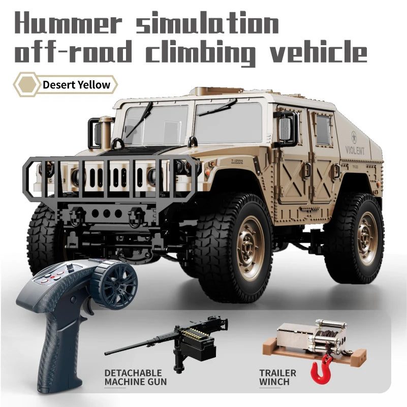 New JJRC C8835 RC Car Simulation 4x4 All-terrain RC Off-road Climbing Car Electric Remote Control Car Model with Light Toy Gift