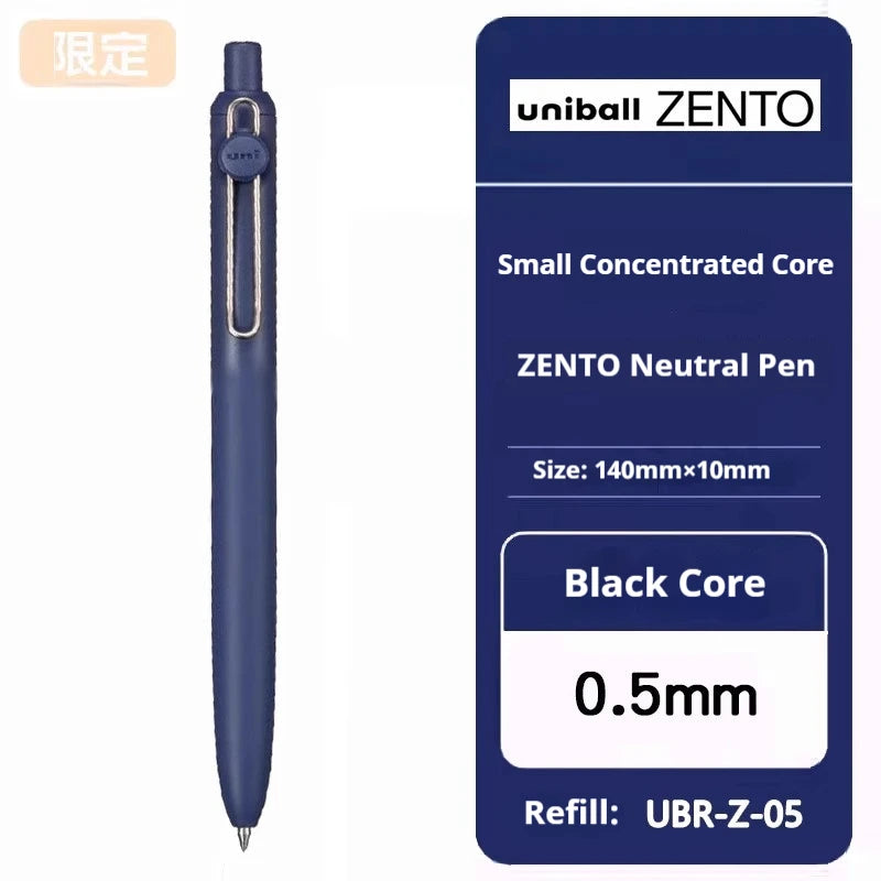 Uni-ball ZENTO Click Gel Pen,0.38/0.5/0.7mm Various Colors Water-based pen With Ergonomic Grip Smooth Writing for School&Office
