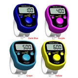 Electric Digital Display Counter Buddha Chanting Counter Electronic Digital Display Hand Tally with LED Light for Sewing