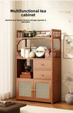 Multifunctional Furniture with Drawers & Shelves, Kitchen Cupboard, Living Room Storage Organizer, Tea Table Cabinet