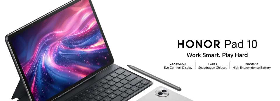 EU Version HONOR Pad 10 Tablet Wi-Fi 8GB+256GB 12.1-inch 120Hz 2.5K Display 10100mAh Battery Qualcomm Snapdragon 7 Gen 3 Android