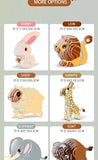 Animal 3D Paper Puzzle For Kids Educational Montessori Toys Funny DIY Manual Assembly Three-dimensional Model Toy For Boy Girl