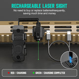 7004 charging mode, equipped with a green laser sight with mouse tail aiming assist function