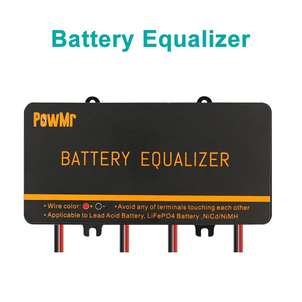PowMr 24V 48V Battery Equalizer Voltage Balancer for Lead Acid, Lithium Batterries Series-Parallel Connected Charge Controller
