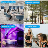 Electric Virtual Air Drum Set With Drumstick Pedal Somatosensory Virtual Reality Smart Wireless Electric Drum Musical Instrument