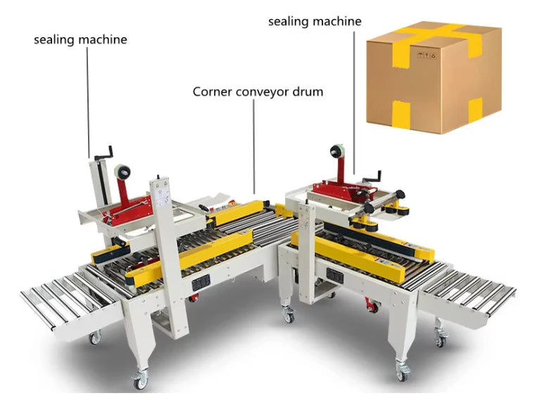 High Stability Design Tape Sealing Carton Sealing Machine Industrial Grade Multi-function Sealing Machine For Sale