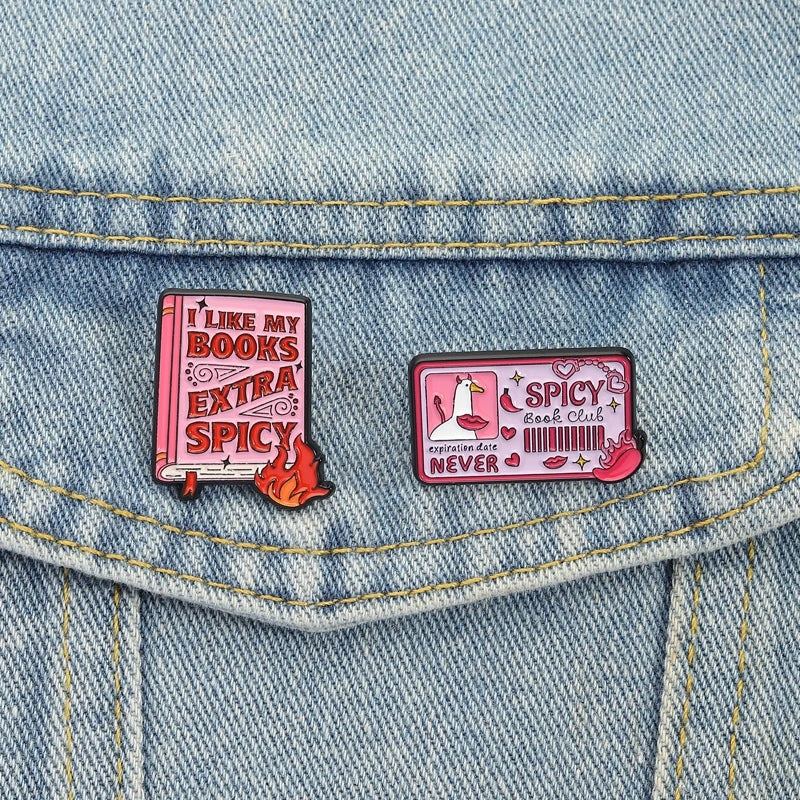 2-6pcs/set Hobby Collection Enamel Pins Reading Book Iced Coffee Knit Brooch Hiking Badges Music Korean Girls Band Jewelry