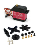 ABGI-Waterproof Robotic 20KG 180° Digital Servo High Torque Metal Shell Large Iarge Angle Model Airplane Model Car