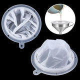 13/15CM Reusable Mesh Nylon Filter Super Fine Colander For Sieve Juice Soy Milk Honey Tea Coffee Wine Strainer Kitchen