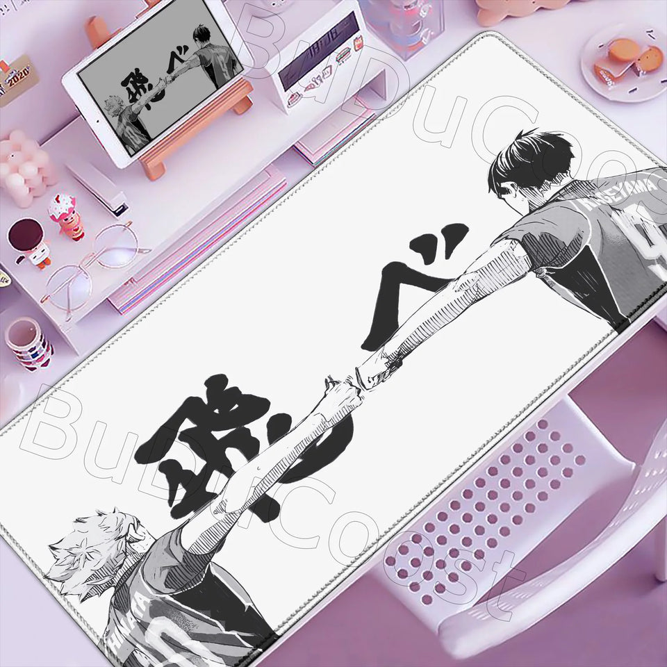 2026 New Arrival Cool Mouse Mat Anime Haikyuu Mause Pad Anime Gaming Large Cabinet Kawaii Mousepad Xxl Desk Cute Pc Carpet Mats
