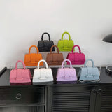 Women Mini Handbag Korean Style Chic Solid Texture Chain Crossbody Bag Ladies Summer High-Grade New Lipstick Commuter Bags