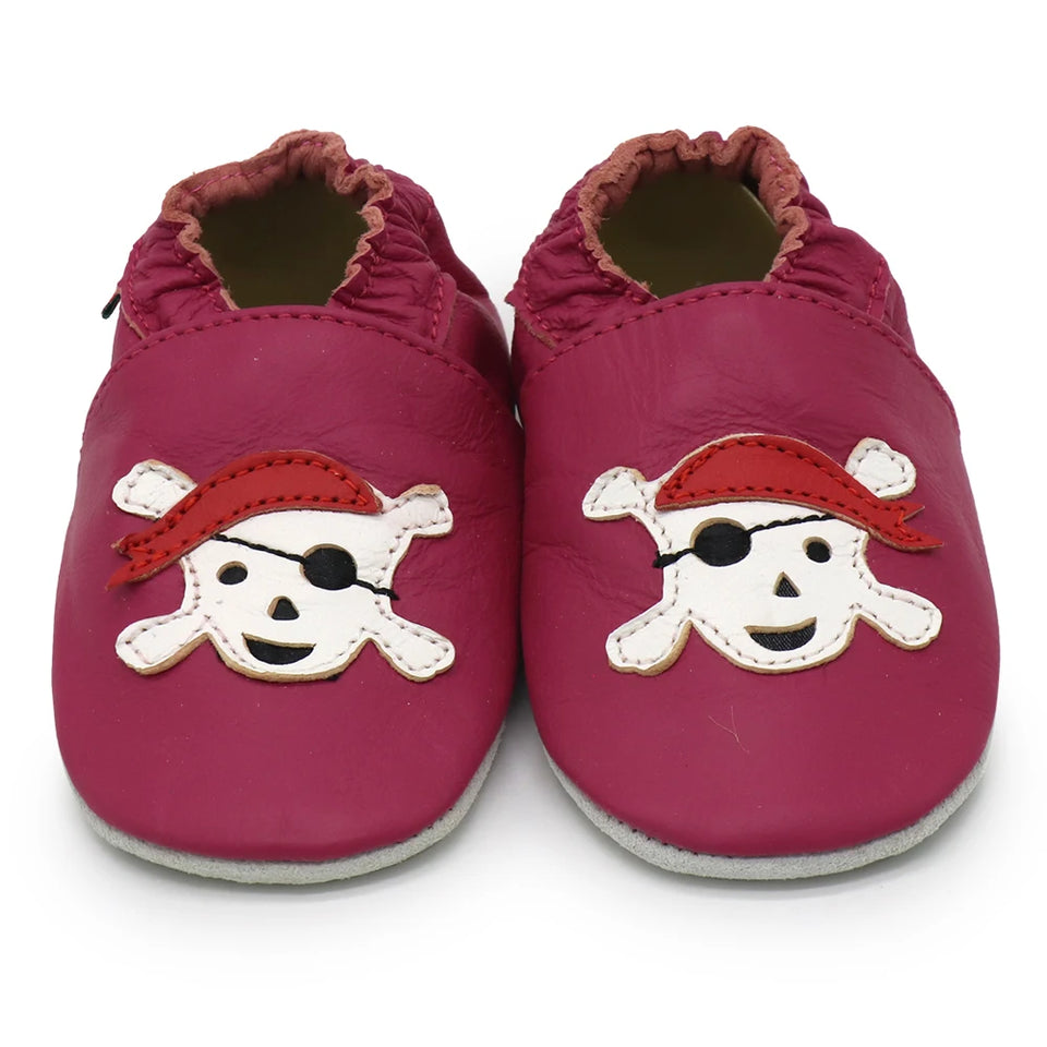 002Carozoo Girl Boy Shoes Soft Sheepskin Leather Shoes Skid-Proof Soft Soled Shoes Baby First Walkers Shoe Fit 0-24 Monther