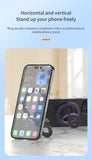 2025 New Double Sided Magnetic Phone Stand for Magsafe Strong Magnet Folding Holder Desktop Bracket for iPhone 17 16 15 Pro/Plus