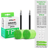 2 pcs CYCLAMI Ultralight Gravel Bike TPU Inner Tube Tire Road MTB 29 French Valve FV 45mm 65mm For 700C 32C 35C 37C 40C 47C