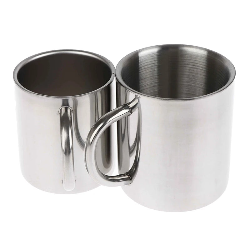 Travel Tumbler Jug Children's Milk Tea Cups Office Water Mug Double Wall 304 Stainless Steel Coffee Mug Without Lid Portable Cup