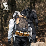 Qunature Backpack Lightweight Mountaineering Hiking Backpack Outdoor Sport 30+5L Breathable Wear-resistant Waterproof Bag