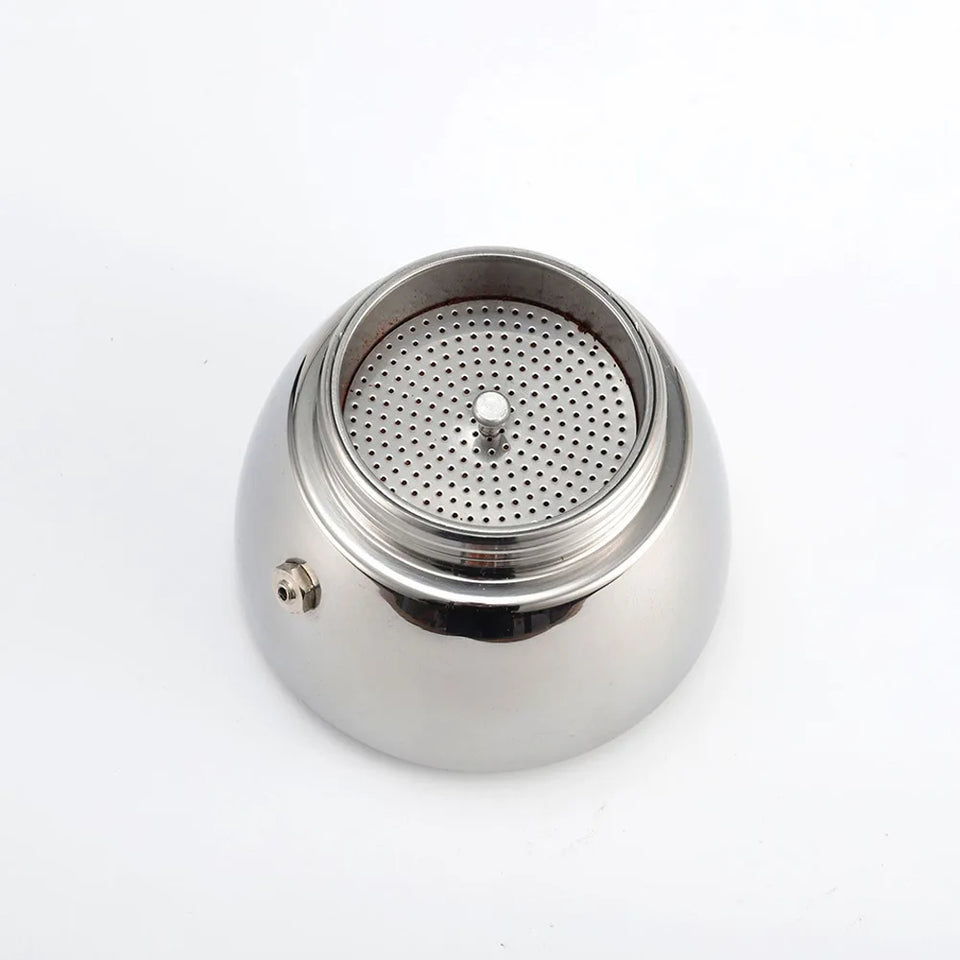 Stainless Steel Moka Pressed Powder Decrement For Espresso Coffee 2 4 6 9 Cups For Moka Pot Coffee Accessories Kitchen Gadgets