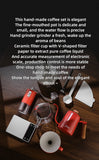 BINCOO Pour Over Coffee Dripper Set 400ml Glass Sharing Pot Funnel Drip Coffee Maker Hand Brew Cup Coffee With V01 Filter Paper