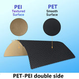 For Bambu Lab P1S P2S Build Plate A1 X1C Pei Texture 257x257 H1H PEY Peo Sheet Spring Steel For Bambulabs X1 Carbon Bambulab P1P