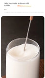 Electric Milk Frother Kitchen Drink Foamer Whisk Mixer Stirrer Coffee Cappuccino Creamer Whisk Frothy Blend Whisker Egg Beater