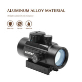 AOMEKIE Riflescope Airsoft Red Dot Sight Reflex Rifle Scope 1X 30mm FMC Lens with 22mm/11mm Rail Mount