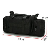 Outdoor Hiking Waist Bag 600D Waterproof Oxford Climbing Shoulder Bags Fishing Camping Hiking Pouch Chest Bag