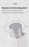 CAFOVO FR-005mini Electric Coffee Grinder 160RPM 304 Steel 38mm Conical Burrs Portable Outdoor Rechargeable Coffee Mill
