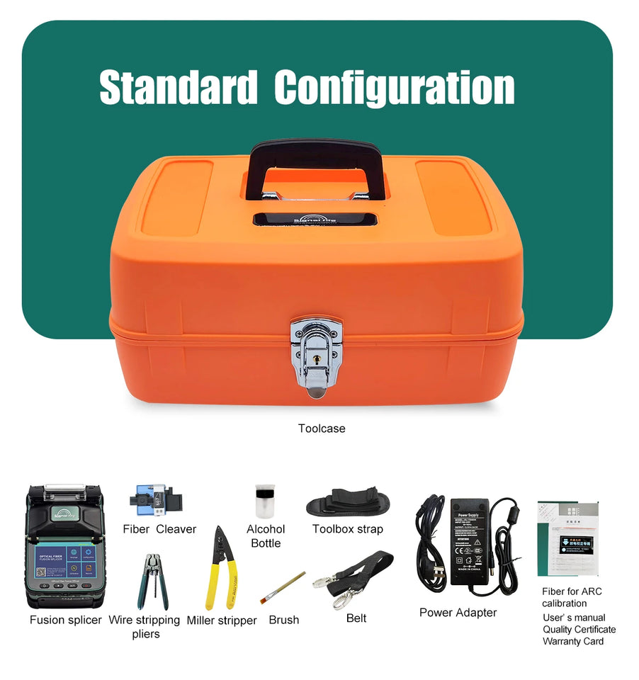 Signalfire AI-9 AI-5 Pro AI-6C+ AI-6A+ AI-20 AI-30 Multi-language Fiber Optic Splicing Machine Optical Fiber Fusion Splicer
