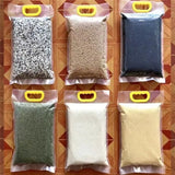 10pcs 5kg/10kg Rice Grain Packaging Bag Plastic with Handle Food Vacuum Bag Insect Proof Moisture-proof Food Storage Sealed Bag